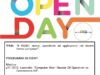 Nuovo Open Day domenica 4 giugno 2023! Nuovo Open Day domenica 4 giugno 2023!